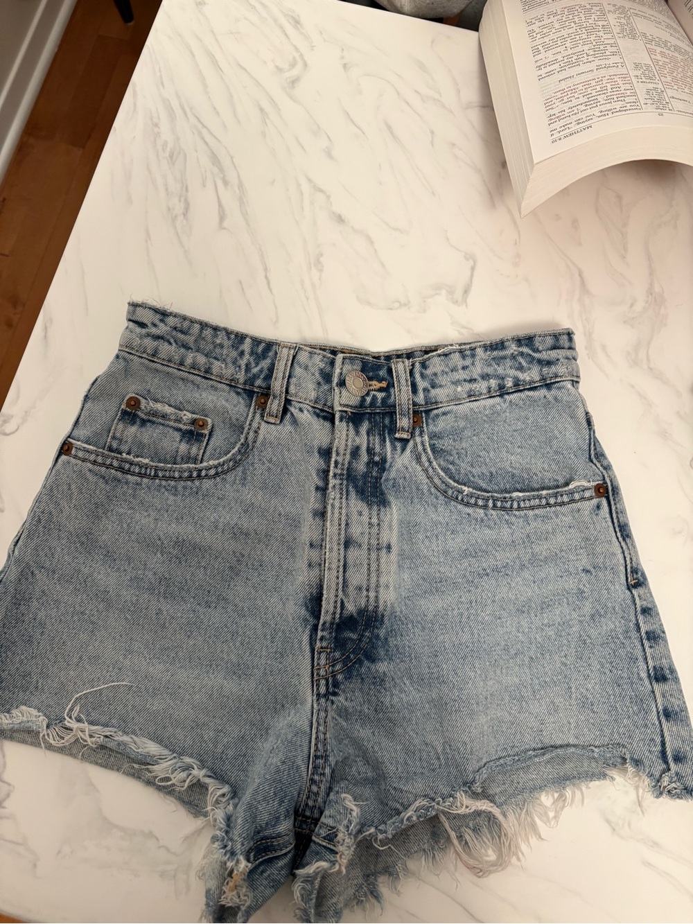 Zara denim shorts